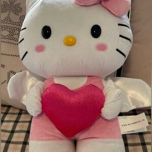 Hello Kitty Valentines Day Stepper plush, 15 inches tall.